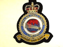 RAF Lyneham Station blazer badge - Click Image to Close